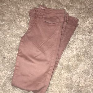 Light pink jeggings